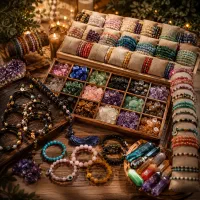 ساخت دستبند و گردنبند با سنگ دلخواه شما حضوری