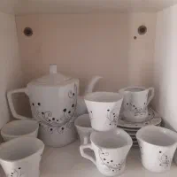 قوری فنجان و نلبعکی چینی|ظروف سرو و پذیرایی|پاکدشت, پاکدشت (مامازند)|دیوار