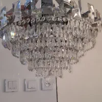 ۴عددلوستر همراه با ۴ عدد دیوارکوب|لوستر و چراغ آویز|قوچان, |دیوار