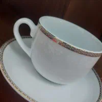 فنجان و نعلبکی(چینی زرین)|ظروف سرو و پذیرایی|تهران, جنت‌آباد مرکزی|دیوار