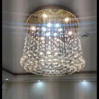 لوستر سقفی کریستالی