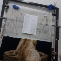 تابلو فرش دختر چاه