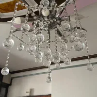 لوستر ۶ شعله جفت|لوستر و چراغ آویز|مشهد, هفت تیر (آب و برق)|دیوار