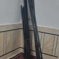 میله چادر اسکلت ۲۰متری و ۳عددچیته کاملا نو