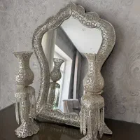 آینه سلطنتی همراه با شمعدان لاله آویزدار