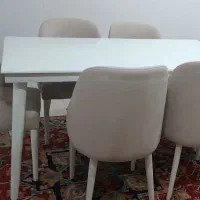 میز ناهار خوری  6 نفره  نو