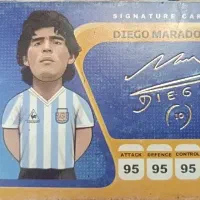 کارت کیمدی کلکسیونی امضای مارادونا