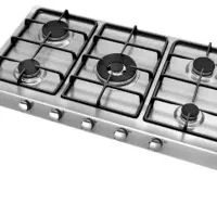 اجاق گاز صفحه ای استیل کن آکبندپلمپ باگارانتی5شعله|اجاق گاز و لوازم برقی پخت‌وپز|رشت, لاکان|دیوار