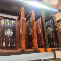 تخته نرد چرمی ساده وجامهره دار بامهره تاس فقط عمده|اسباب‌‌بازی|تهران, تهرانسر مرکزی|دیوار