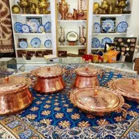 سرویس 3 قابلمه و ماهیتابه مس دست ساز|ظروف پخت‌وپز|اصفهان, آفاران|دیوار