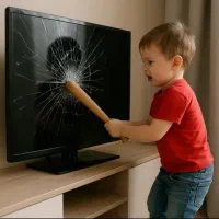 محافظ یا گلس صفحه تلویزیون اصل تایوان نشکن فورکی