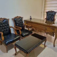 ست کامل میز مدیریتی و مبلمان