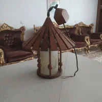 لوستر چوبی شیک