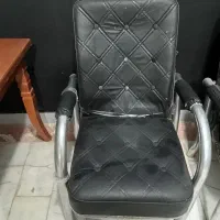 صندلی انتظار فلزی  چرم فروشی