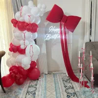 بادکنک‌ آرایی و گل آرایی در اصفهان و شاهین شهر