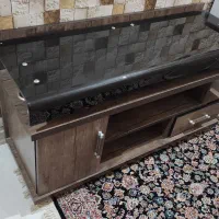 میز تلویزیون شیشه ام دی اف