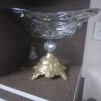 ظروف پذیرایی پایه برنجی۴ تیکه