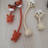 عروسک های بافتنی دست ساز مناسب آویز کیف و جاسوییچی