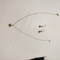 ست گردنبند و گوشواره ۳۳۰۰وزنشونه فقط معاوضه|جواهرات|کوهدشت, |دیوار