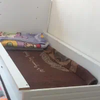 تخت تک نفره چوبی
