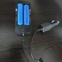 شارژر فندکی ماشین بهمراه شارژر و2باطری