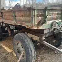 فروش فوری تریلی چهار چرخ کمپرسی و خرمنکوب بوجاری