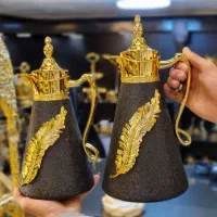 مشکی اماراتی وارداتی مدل برگ شیشه صورتی فلا کس