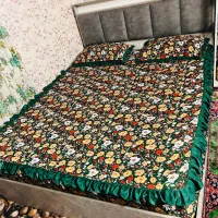فروش تخت خواب دونفره با تشک و دو عدد کفی