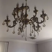فروش لوستر بزرگ برنزی اصل