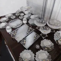 ست ظروف پذیرایی لوکس رزینی