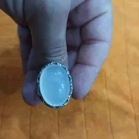 انگشتر نقره عقیق نباتی