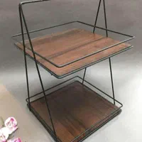 استند دوطبقه فلزی|آب‌چکان و نظم‌دهنده ظروف|تهران, مشیریه|دیوار