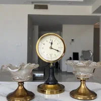 ساعت و شمعدان شامپاینی