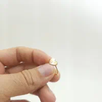 انگشتر ونکلیف 18 عیار قلبی|جواهرات|برازجان, |دیوار