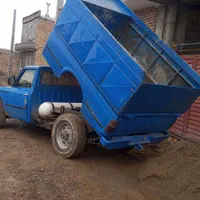 وانت نیسان کمپرسی حمل بار و نخاله سیمان  و تخریب