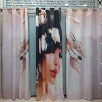 فروش پرده پانچی شیک و نو|پرده، رانر، رومیزی|جم, |دیوار