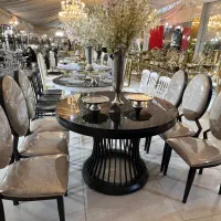 صندلی مدل کمپن/تالار رستوران میز رنگ