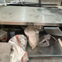 ۳۰عددسینی فر ۲۰سینی ویترین قنادی ارابه و میز کار|فروشگاه و مغازه|محمدشهر, محمدشهر|دیوار