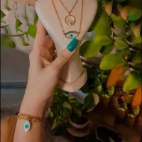 گردنبند چشم نظر/طرح چشم و مژه|بدلیجات|زنجان, |دیوار