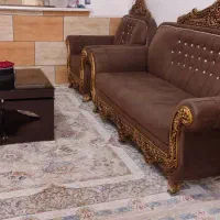 مبل سلطنتی قهوهای با کیفیت نشیمن راحت|مبلمان خانگی و میز عسلی|فسا, |دیوار