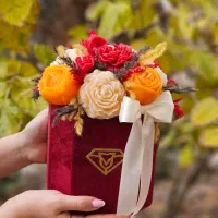 باکس گل جاودان|صنایع دستی و سایر لوازم تزئینی|قم, انصار‌الحسین|دیوار