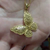 مدال زنجیر نو پروانه ای|جواهرات|تبریز, |دیوار