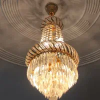 لوستر ، آویز شیشه ای یا کریستالی