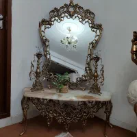 آینه شمعدان برنز