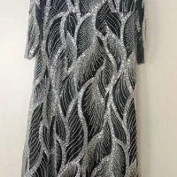 لباس مجلسی زنانه تماس کریستال وکار شده