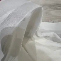 پرده کرپ حریر کاملا نو|پرده، رانر، رومیزی|آمل, |دیوار