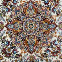 فرش دستباف دایرهای طرح تبریز زمینه کرم|فرش|تهران, سعادتآباد|دیوار