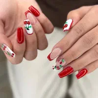 کاشت ناخن فقط۶۵۰ ترمیم ۴۵۰ با متریال اترکشن به