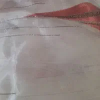 پرده حریر طرحدار بسیار تمیز در حد نو و آماده نصب|پرده، رانر، رومیزی|ورزقان, |دیوار