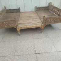 تخت چوبی|تخت و سرویس خواب|اندیمشک, |دیوار